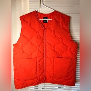 Uniqlo Vibrant Red Quilted Jacket